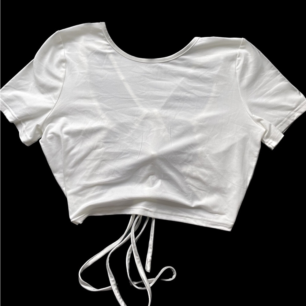 Cropped open back top